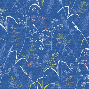 Meadow Grasses Blue