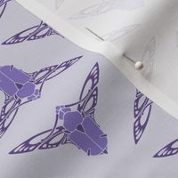 Art Nouveau Scarab purple tones