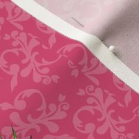 6” Sweet Swan Embroidery Template | Pink
