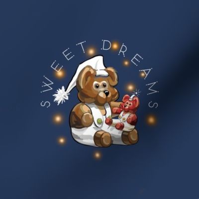 6” Little Bear Sweet Dreams Embroidery Pattern 