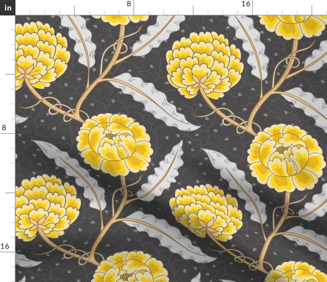 Yellow and Grey Vintage Arts and Craft 