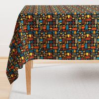 Medium Scale Southwest Aztec - Dark