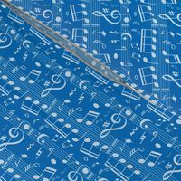 Music Notes - Blue - Smaller Scale