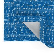 Music Notes - Blue - Smaller Scale