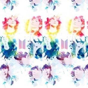 BTS rainbow logo