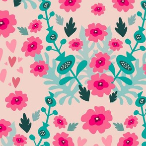 Meadow flower pattern 6