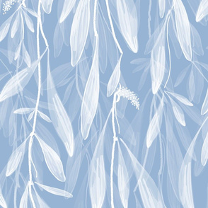 Willow Wisp | Monochrome | Cerulean Blue