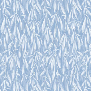 Willow Wisp | Small | Monochrome | Cerulean Blue
