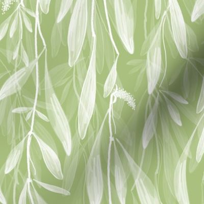 Willow Wisp | Small | Monochrome - Celery Green _3 A9C07E