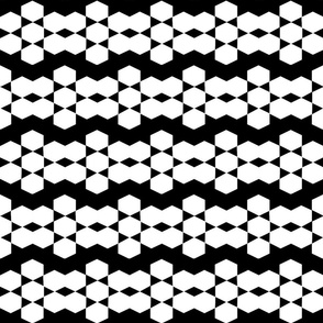 monochrome - hexagon