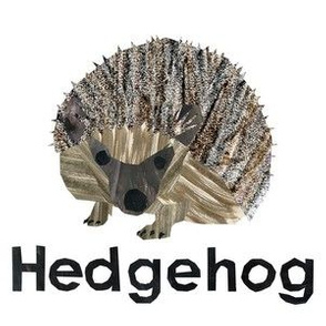 hedgehog - 6" panel