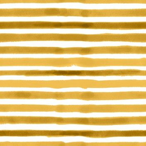 golden mustard handpainted stripes