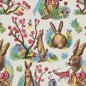 Easter rabbit vintage