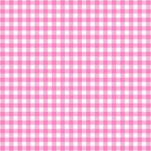 Classic gingham pink and white, baby girl birthday patch dress tablecloth tablerunner dorm 