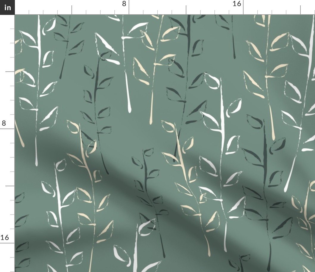 wild grasses green