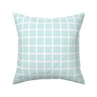 Mint with narrow retro white check