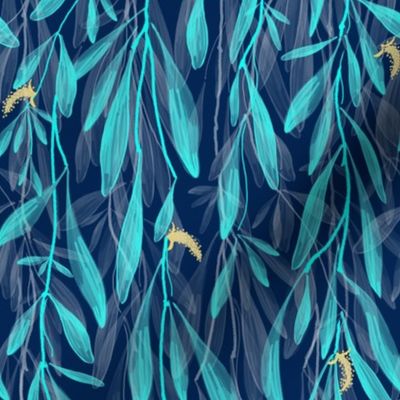 Willow Wisp | Small | Deep Blue + Teal