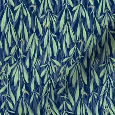 Willow Wisp | Small | Deep Blue + Green