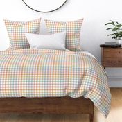 Boho Rainbow Gingham - Medium Scale