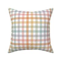 Boho Rainbow Gingham - Medium Scale