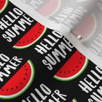 Hello Summer - watermelon - black - LAD21