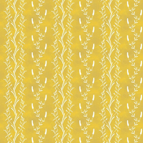 Wild Grass Stripes Bright Yellow