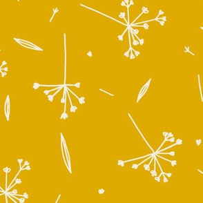 Grass yellow lineart minimalist nondirectional