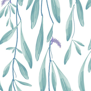 Willow Wisp - Soft Cool Green   Violet