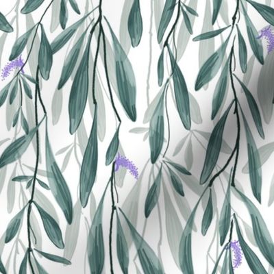 Willow Wisp Medium | Small | Cool Green + Lavender