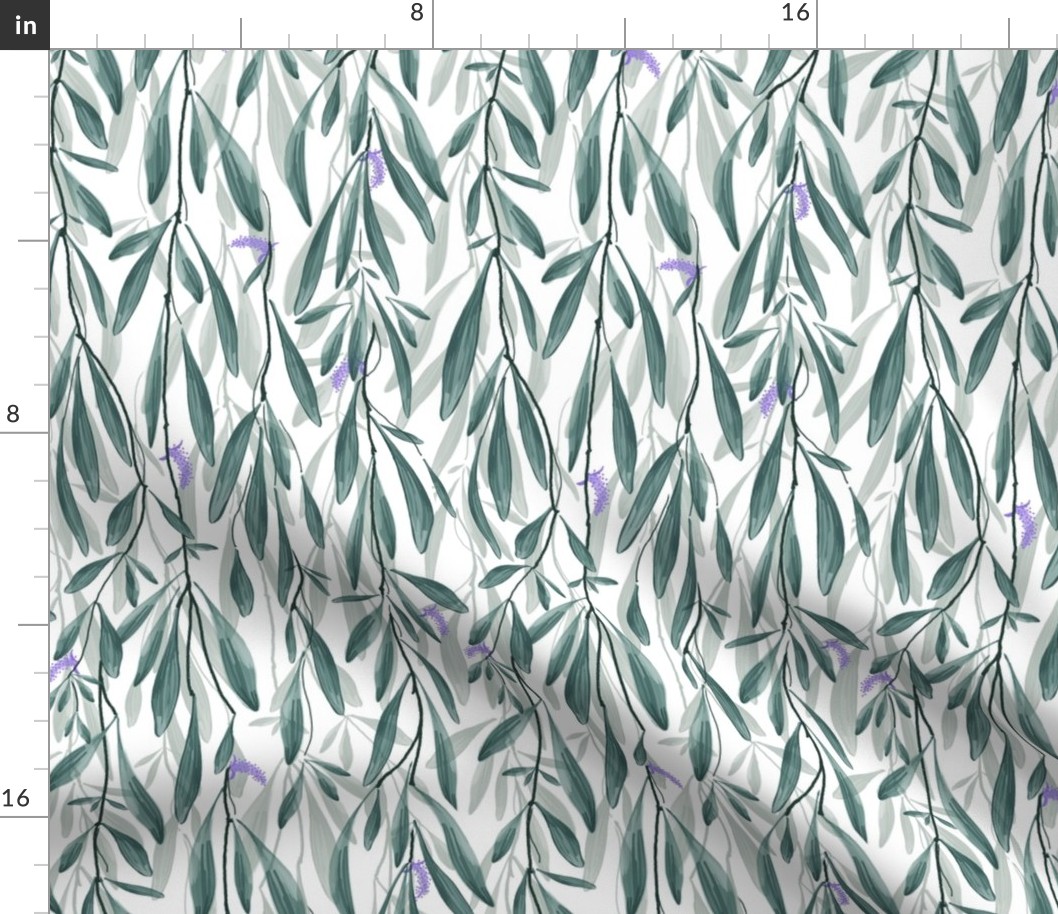 Willow Wisp Medium | Small | Cool Green + Lavender