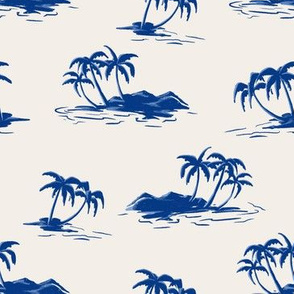 Palms on Islands white