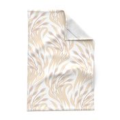 Waving Wheat Fields - Neo Art Deco - white - large scale