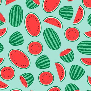 watermelons - mint - summer fruit - LAD21