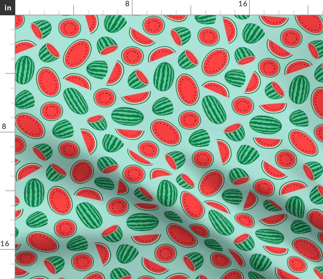 watermelons - mint - summer fruit - LAD21