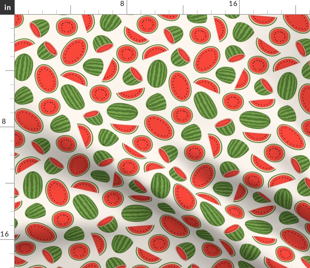 watermelons - cream - summer fruit - LAD21