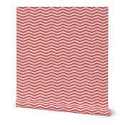 Bargello scallop waves coral small