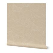 Abstract Boho Texture - Golden Beige / Large
