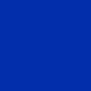 Solid neon bright eclectic blue #0030ad
