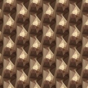 3D sepia houndstooth