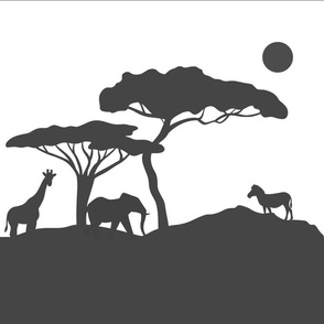 Animal Print Coordinate - Safari Pillow Front