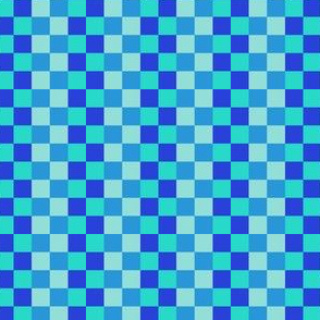 Checkerboard Blue