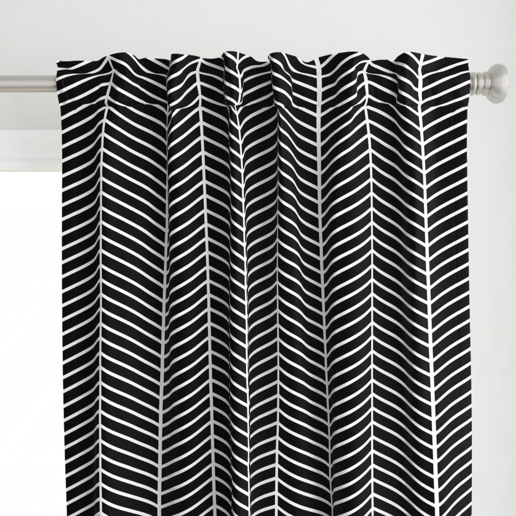 Black and White Chevron