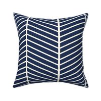 Navy Outline Chevron