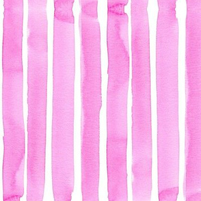 stripes pink watercolor