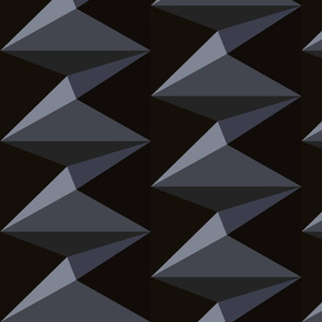 tight dark grey chevron triangulation