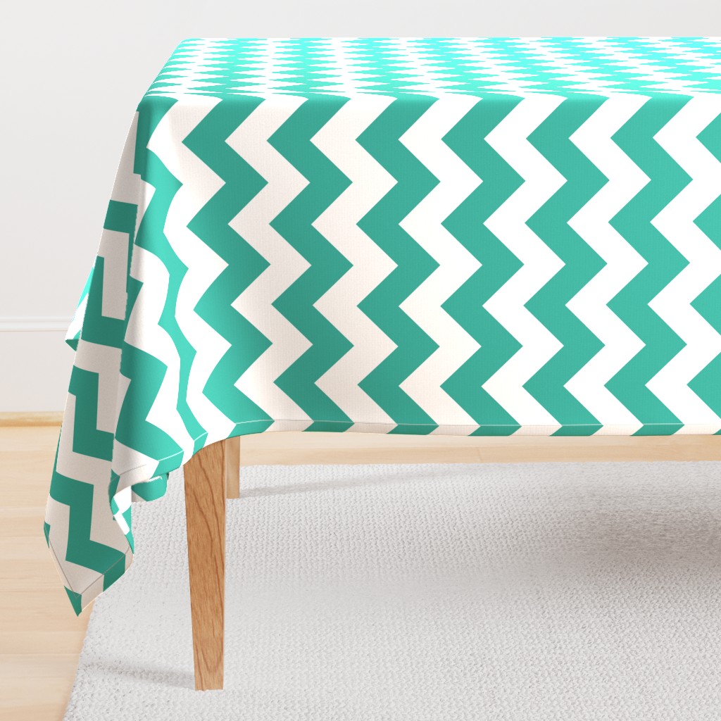 Teal Chevron