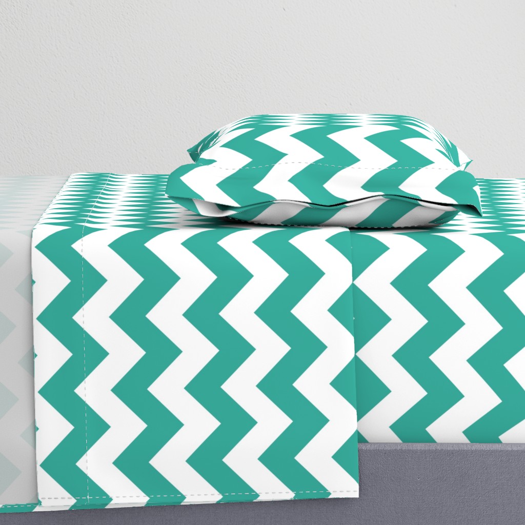 Teal Chevron