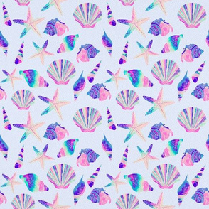 Seashells Pattern - Pretty Pastel