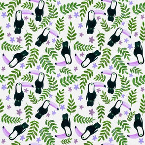 Toucans Pattern - Lavender