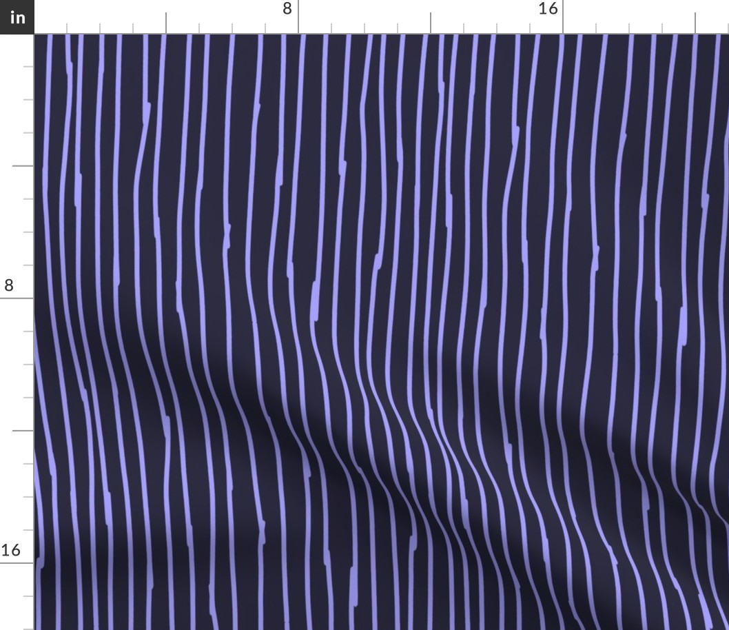 Overlapping Stripes - purple - medium scale